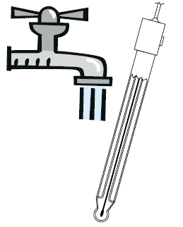 rincage des électrodes